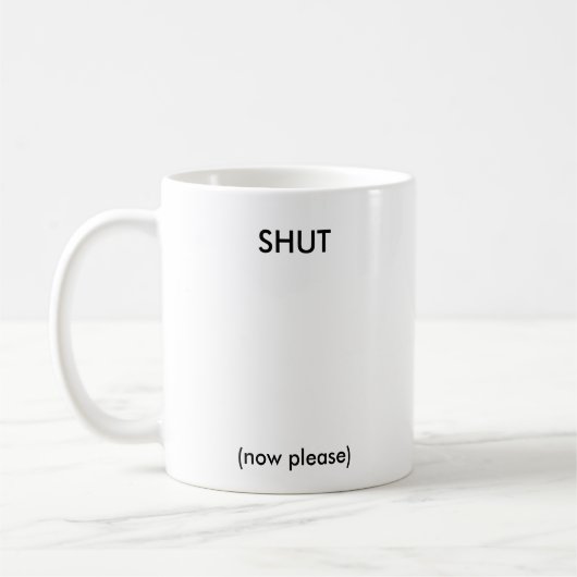 Kop dicht - Mok (Links)