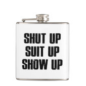 Kop dicht pak omhoog Show Heupfles (Voorkant)