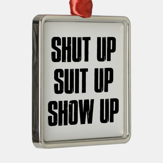 Kop dicht pak omhoog Show Metalen Ornament (Rechts)