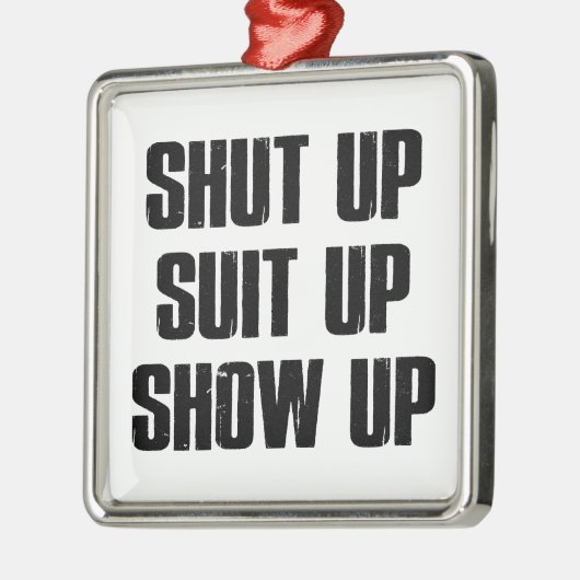 Kop dicht pak omhoog Show Metalen Ornament (Links)