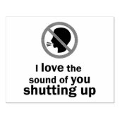 Kop dicht rubberstempel (Afrduk)