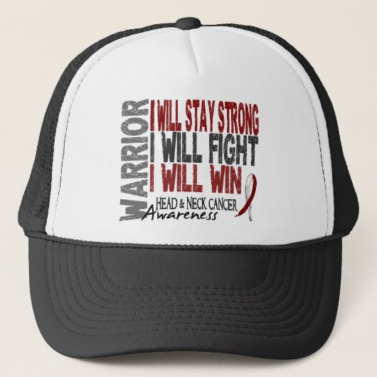 Kop- en nekkanker trucker pet (Voorkant)