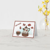 Kop en Pot - word goed wenskaart Kaart (Gele Bloem)