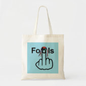 Kop Fools Flip Tote Bag (Voorkant)