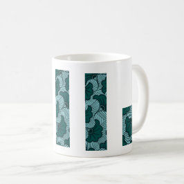 Kop, gedrukte Afro-mozaïkmug Koffiemok