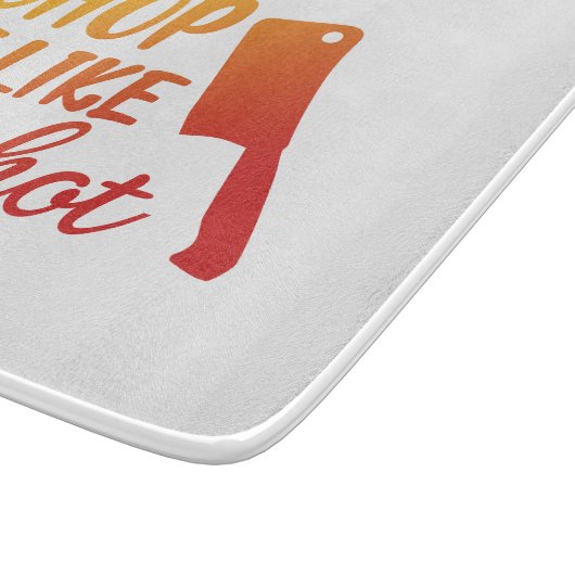 Kop het alsof het een hot Cutting Board is Snijplank (Hoek)