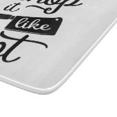 Kop het alsof het heet is snijplank (Hoek)