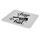 Kop het alsof het heet is snijplank (Hoek)