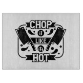 Kop het alsof het heet is snijplank (Voorkant)