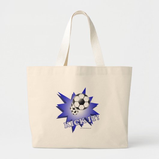 Kop het! grote tote bag (Voorkant)