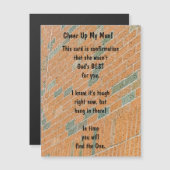 Kop het Man op! Magnetisch Wenskaart (Voorkant / Achterkant)