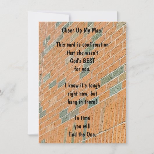 Kop het Man op! Vat Wenskaart (Voorkant)