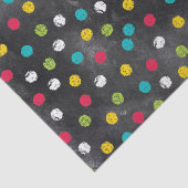 Kop het omhoog! Rainboogpooldots - Chalkboardafdru Tissuepapier (Detail)