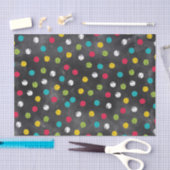Kop het omhoog! Rainboogpooldots - Chalkboardafdru Tissuepapier (Craft)