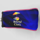 Kop in ruste, abstracte achtergrond golfheadcover (Voorkant)