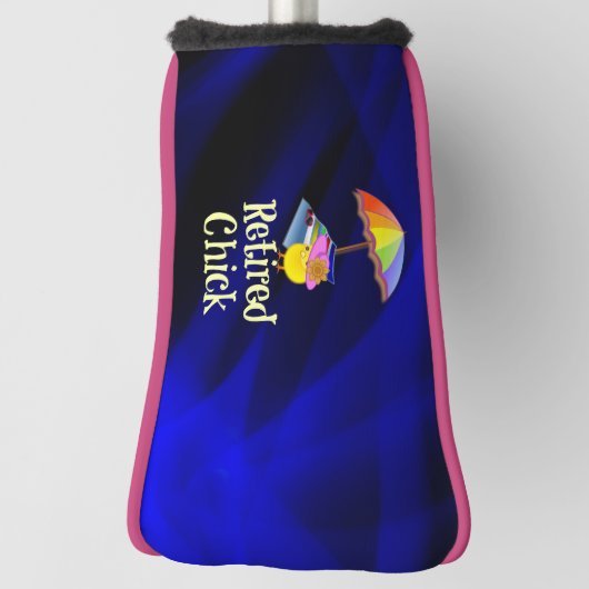 Kop in ruste, abstracte achtergrond golfheadcover (Draai 90)