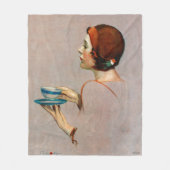 Kop Java Fleece Deken (Voorkant)