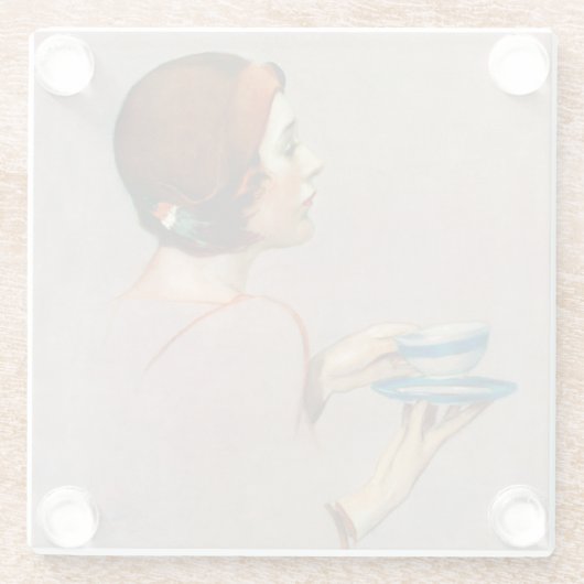 Kop Java Glazen Onderzetter (Achterkant)