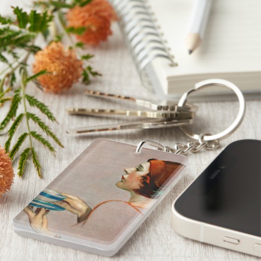 Kop Java Sleutelhanger (Voorkant Rechts)