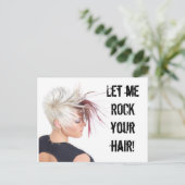 KOP je haar!! Briefkaart (Staand voorkant)