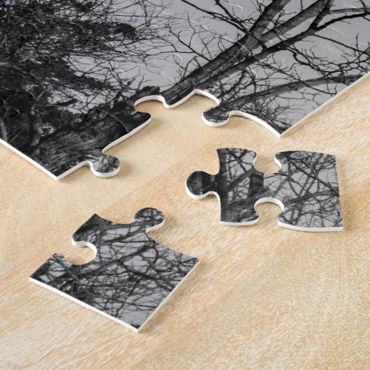 Kop kan licht b/w licht legpuzzel (Zijkant)