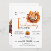 KOP KOFFIE THANKSGIVING DESSERT KAART (Voorkant / Achterkant)