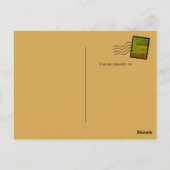 Kop koffielepel Rozen Briefkaart (Achterkant)