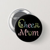 Kop mam knijpt "cheerleader gifts" ronde button 5,7 cm (Voorkant /achterkant)