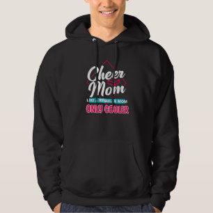 Kop mama als een normale moeder, maar loperder en  hoodie