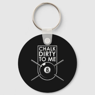 Kop me de vuist in de poel van de billiardtafel sleutelhanger