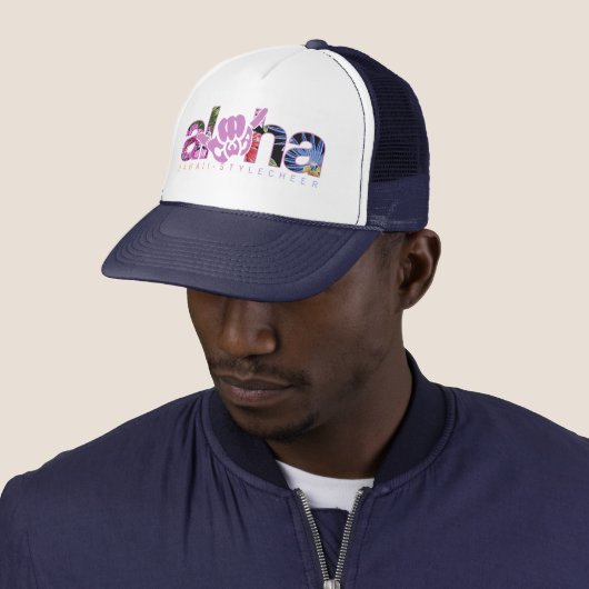 Kop met Aloha {CWA} - "Tropix"trucker Trucker Pet (In situ)