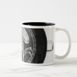 Kop met rode cijfers