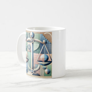 Kop, mug, symbool van de zodiadia "Balance" Koffiemok