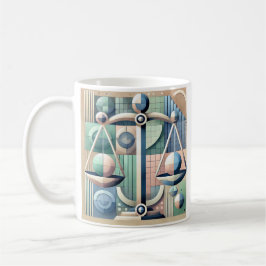 Kop, mug, symbool van de zodiadia "Balance" Koffiemok