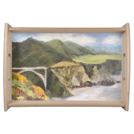 Kop naar Big Sur-dienblad Dienblad