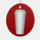 Kop naar huis keramisch ornament (Links)