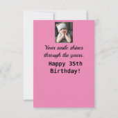 Kop omhoog! 35th Happy Birthday 35 Funny Grumpy Gi (Achterkant)