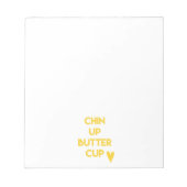 Kop omhoog buttercup | Motivatie franje Notitieblok (Voorkant)