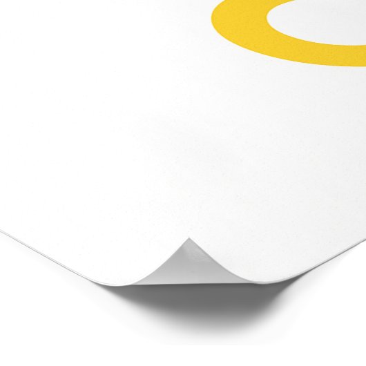 Kop omhoog buttercup | Motivatie franje Poster (Hoek)