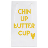 Kop omhoog buttercup | Motivatie zoet Klein Cadeauzakje (Voorkant)