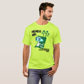 kop omhoog t-shirt (Voorkant volledig)