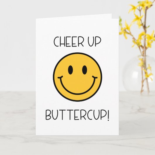 Kop op boterbloem! kaart (Gele Bloem)