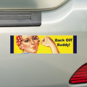 Kop Op Buddy! Bumpersticker (Op auto)