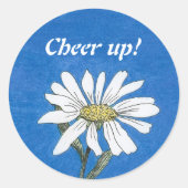 Kop op! Daisy Sticker (Voorkant)