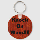 Kop op hout!! sleutelhanger (Voorkant)