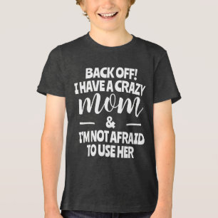 Kop op, ik heb een gekke moeder en daar ben ik nie Tri-Blend shirt