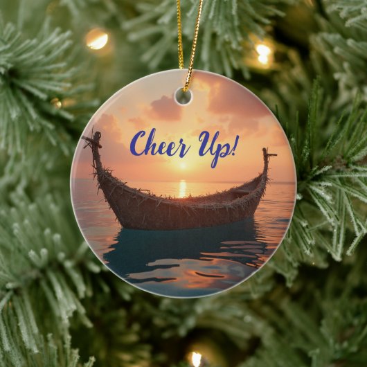 Kop op! Keramische ornament (Boom)