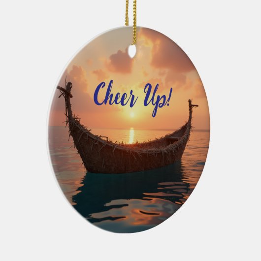 Kop op! Keramische ornament (Rechts)