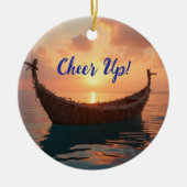 Kop op! Keramische ornament (Voorkant)