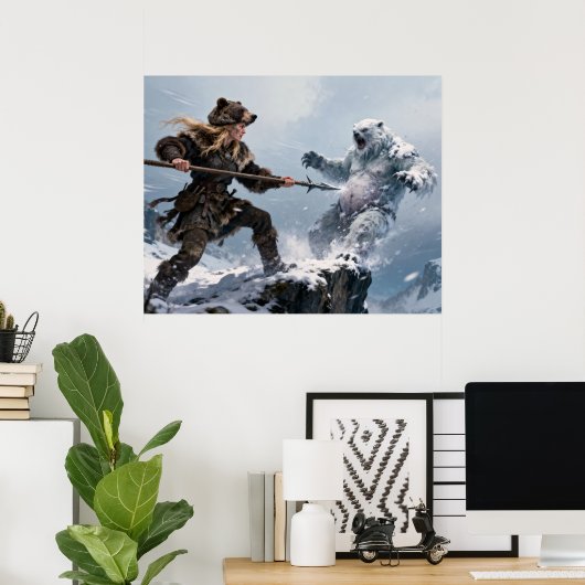 Kop op poster (Thuiskantoor)